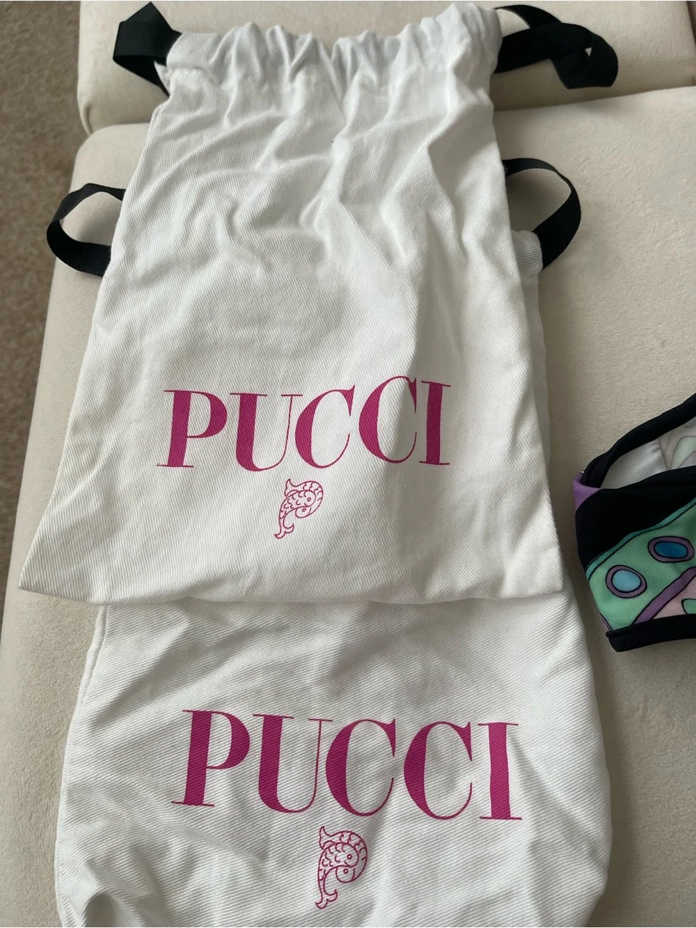 Emilio Pucci Multicolor Triangle Bikini